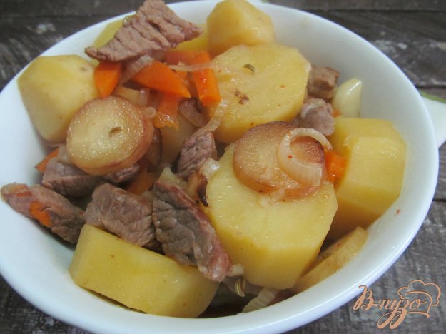 фото рецепта: Говядина с пастернаком и овощами