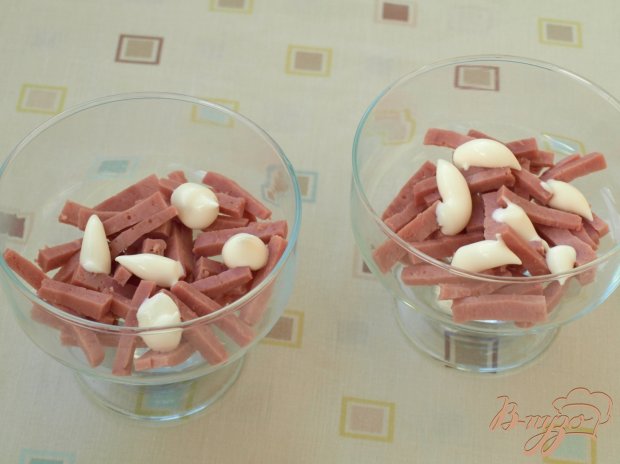 Салат с ветчиной, овощами и сыром Салат с ветчиной, овощами и сыром