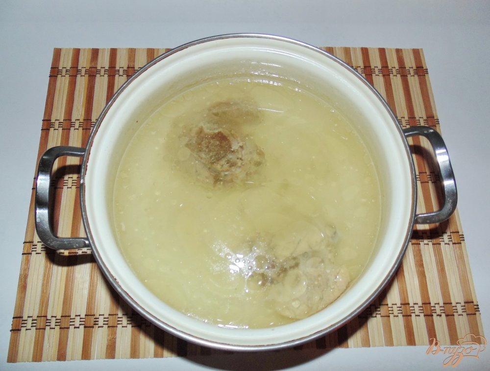 Куриный суп с блинчиками Куриный суп с блинчиками