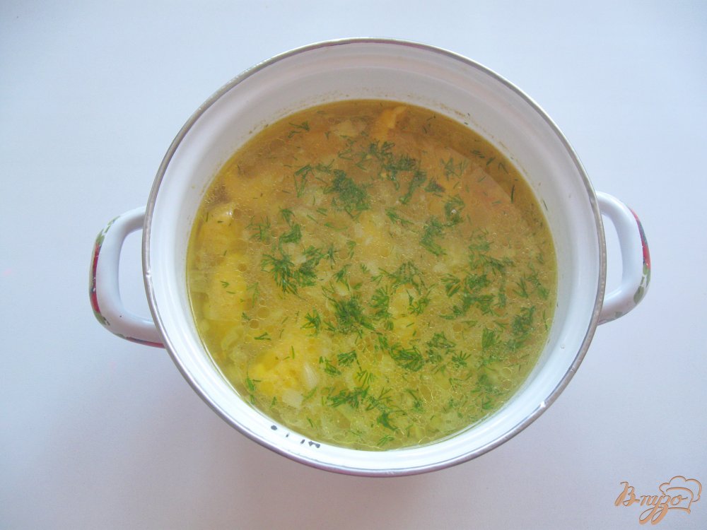Куриный суп с клецками из тыквы Куриный суп с клецками из тыквы