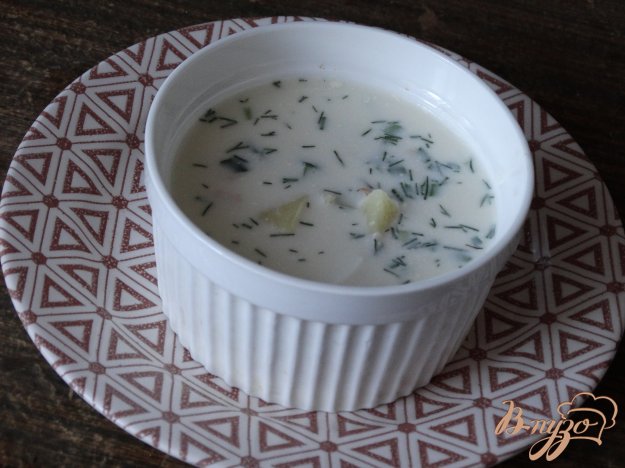 фото рецепта: Окрошка с копченой куриной грудкой