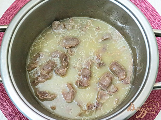 Рис с куриными желудочками Рис с куриными желудочками