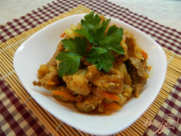 фото рецепта: Тушеная свинина с овощами