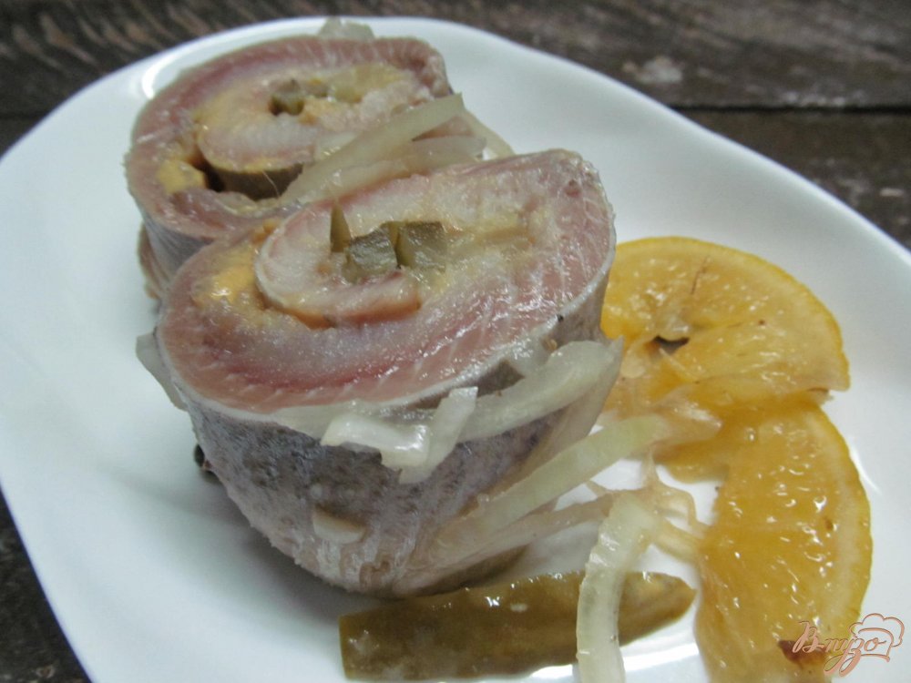 Фото приготовление рецепта: Рольмопсы с копченым вкусом шаг №6