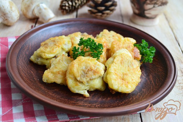 Грибы в кляре рецепт с фото шампиньоны