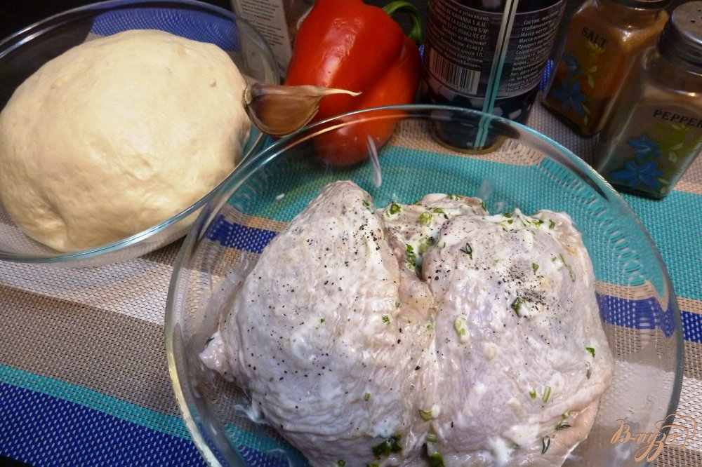 Курица, запеченная в дрожжевом тесте Курица, запеченная в дрожжевом тесте