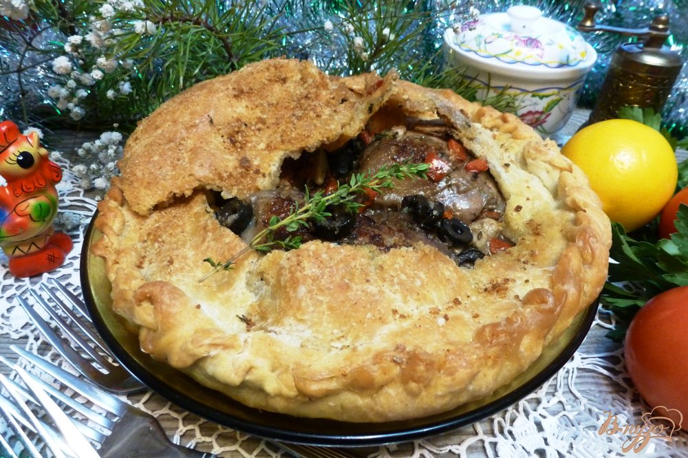 Курица, запеченная в дрожжевом тесте Курица, запеченная в дрожжевом тесте