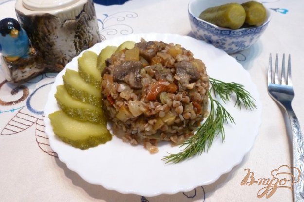 фото рецепта: Гречневая каша с овощами
