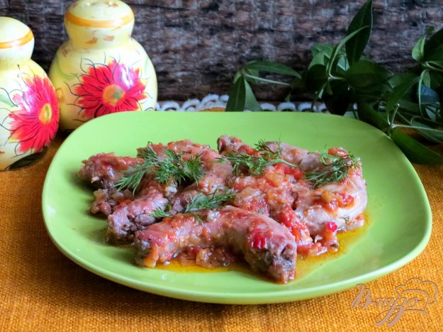 фото рецепта: Куриные шейки с помидором