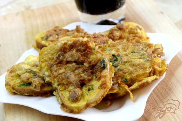 фото рецепта: Гренки с курицей и зеленью