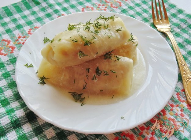 фото рецепта: Голубцы с мясом в сметане