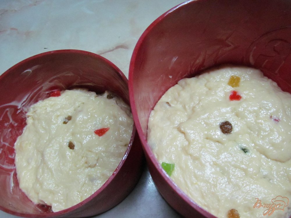 Кулич на воде со сметаной Кулич на воде со сметаной