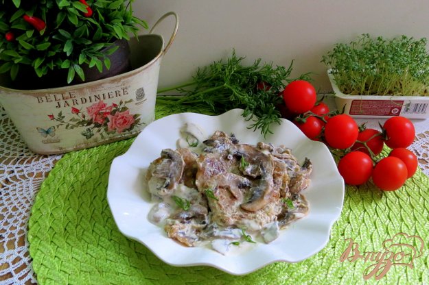 рецепты из свинины в духовке с шампиньонами