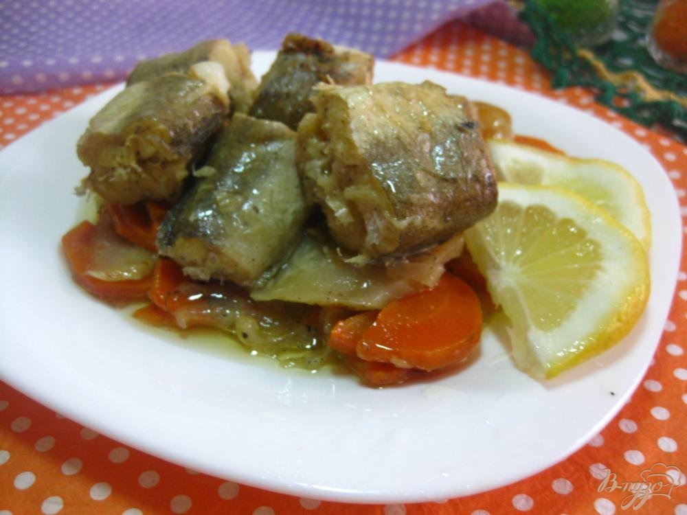 Хек запеченный с овощами Хек запеченный с овощами