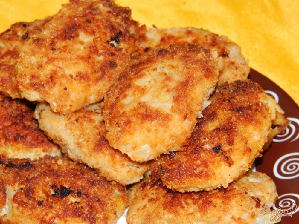 Котлеты с рисом и капустой Котлеты с рисом и капустой