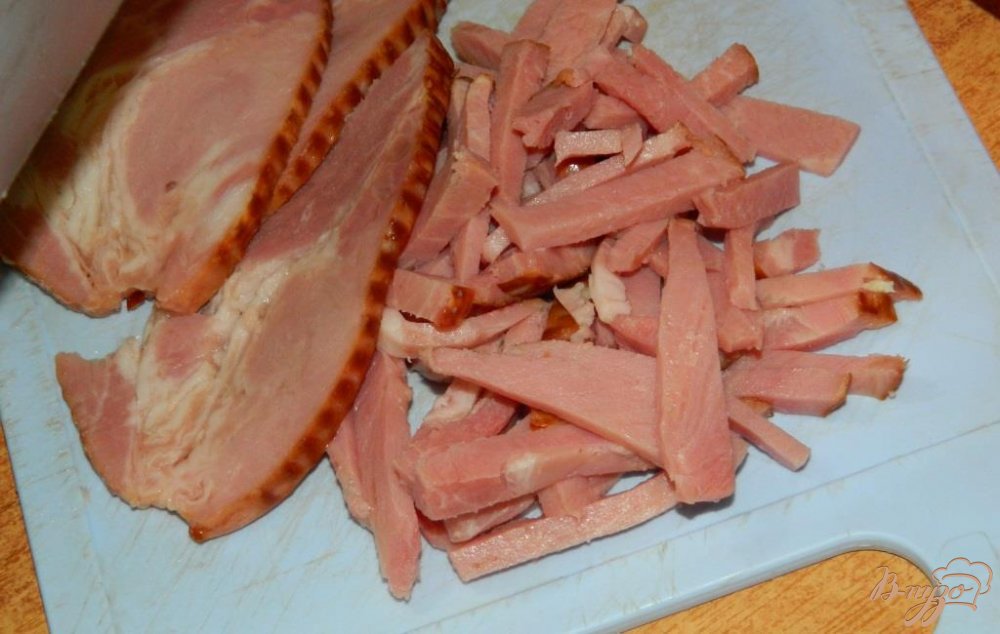 Салат из пекинской капусты с ветчиной Салат из пекинской капусты с ветчиной