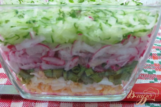 Салат из редиса, огурца и сыра Салат из редиса, огурца и сыра