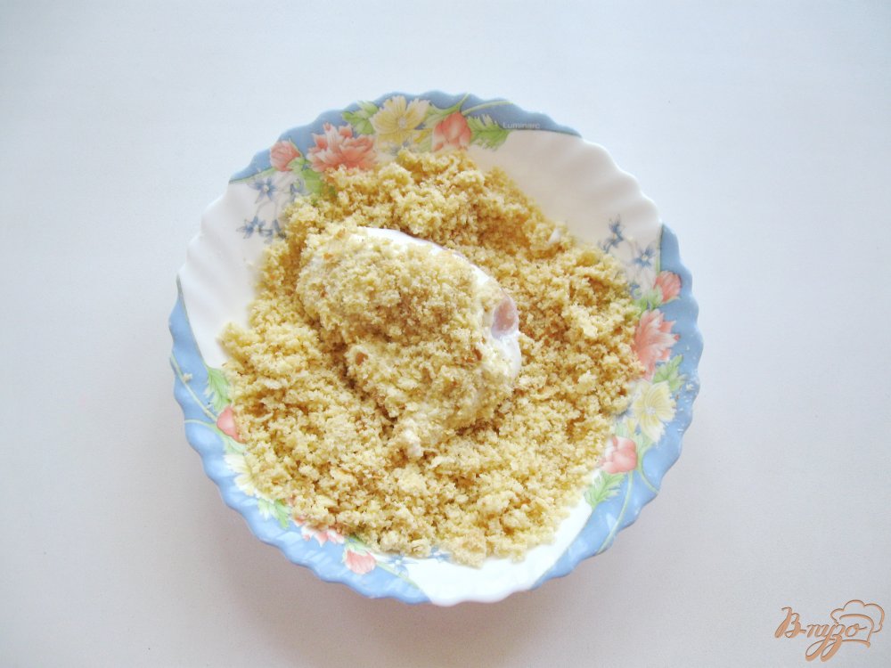 Куриное филе запеченное в сухарях Куриное филе запеченное в сухарях