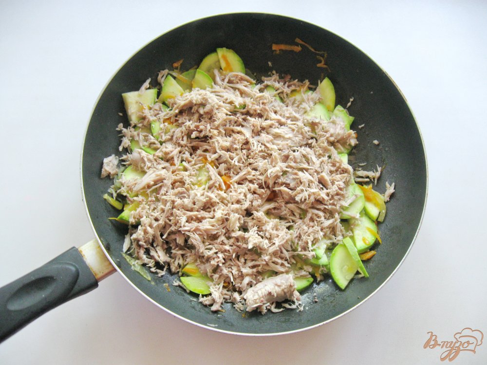 Паста с кабачками и мясом в сливках Паста с кабачками и мясом в сливках