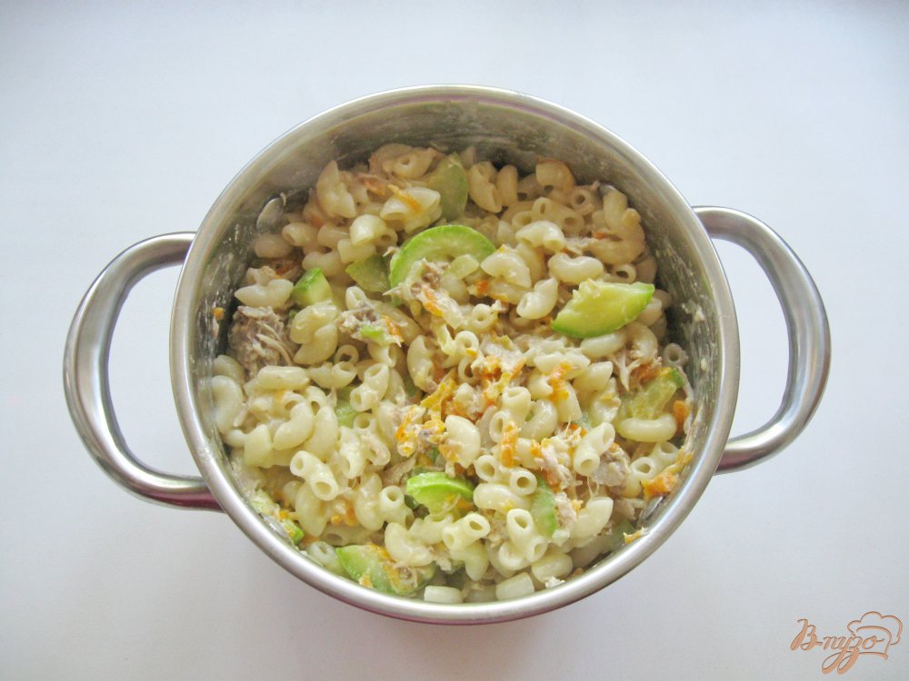 Паста с кабачками и мясом в сливках Паста с кабачками и мясом в сливках