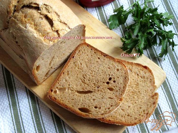 фото рецепта: Хлеб с кетчупом и кориандром
