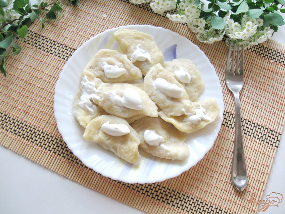Пышные вареники с картофелем и фасолью Пышные вареники с картофелем и фасолью