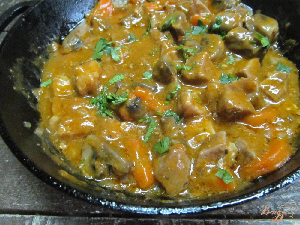 Фото приготовление рецепта: Мясо