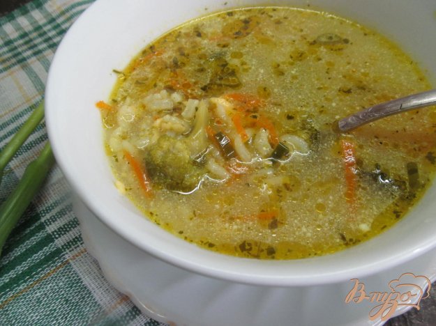 фото рецепта: Сливочный сыр с брокколи и рисом