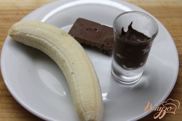 Шоколадно - банановое мороженое