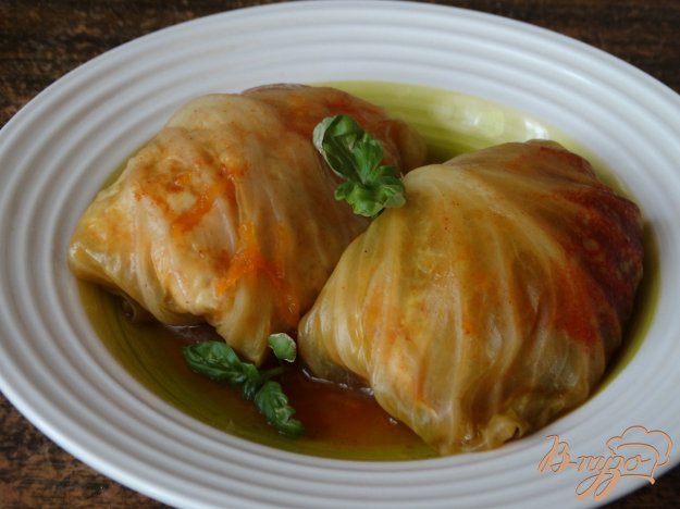 фото рецепта: Голубцы с куриной начинкой в мультиварке