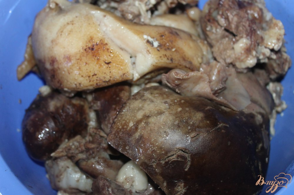 Начинка для пирожков и вареников из свиных субпродуктов Начинка для пирожков и вареников из свиных субпродуктов