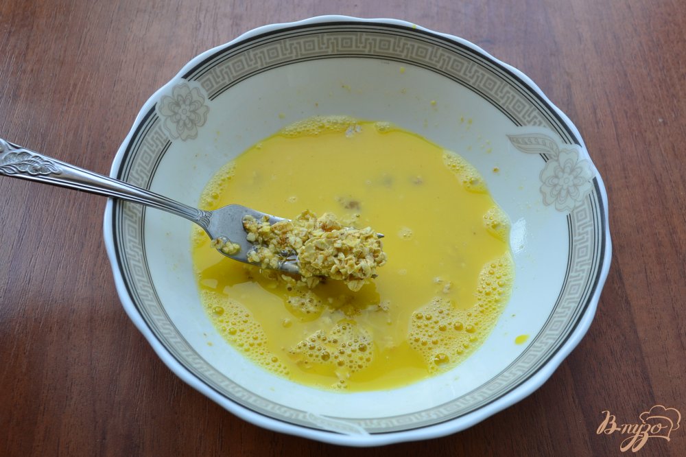 Фото приготовление рецепта: Пышные оладьи из курицы и овсянки шаг №1