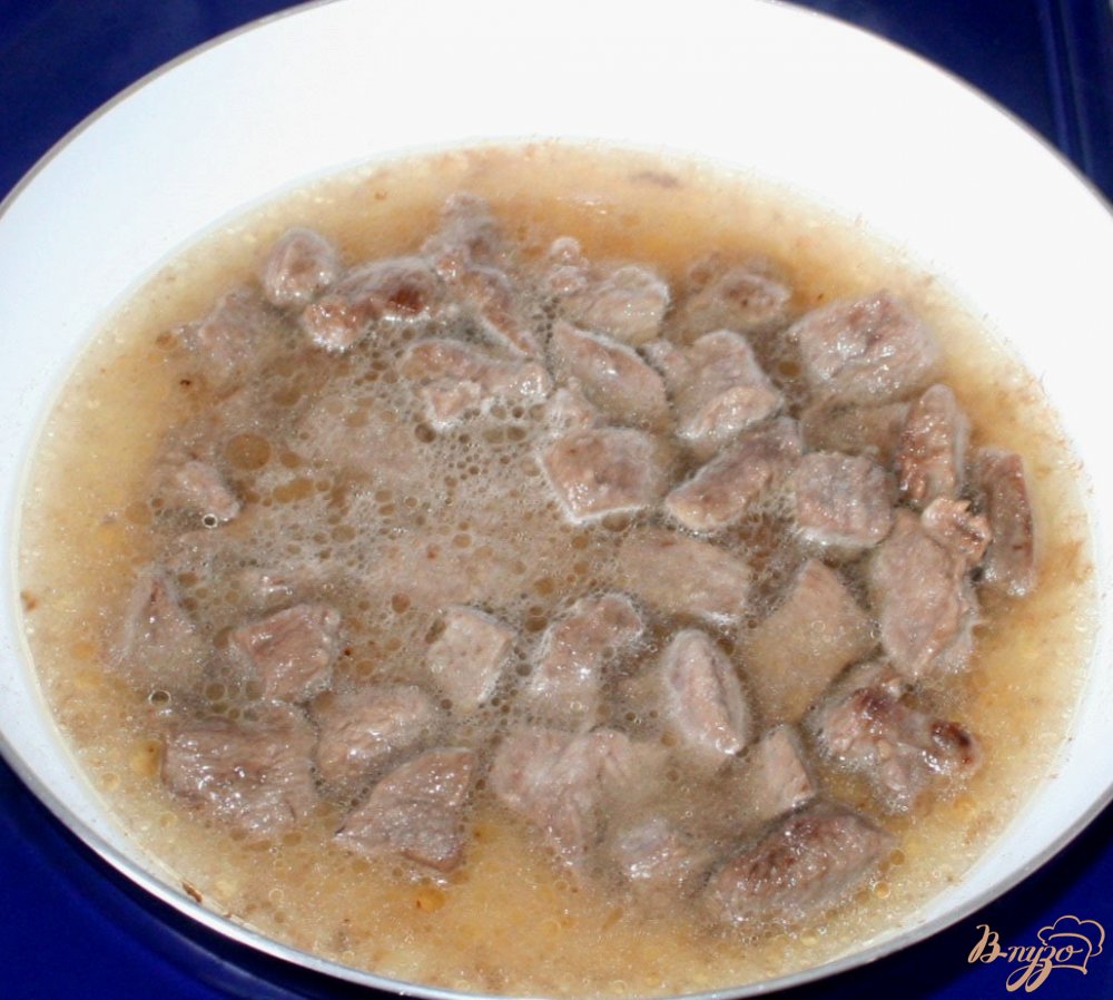 Жаркое из говядины и тыквы с клюквой Жаркое из говядины и тыквы с клюквой