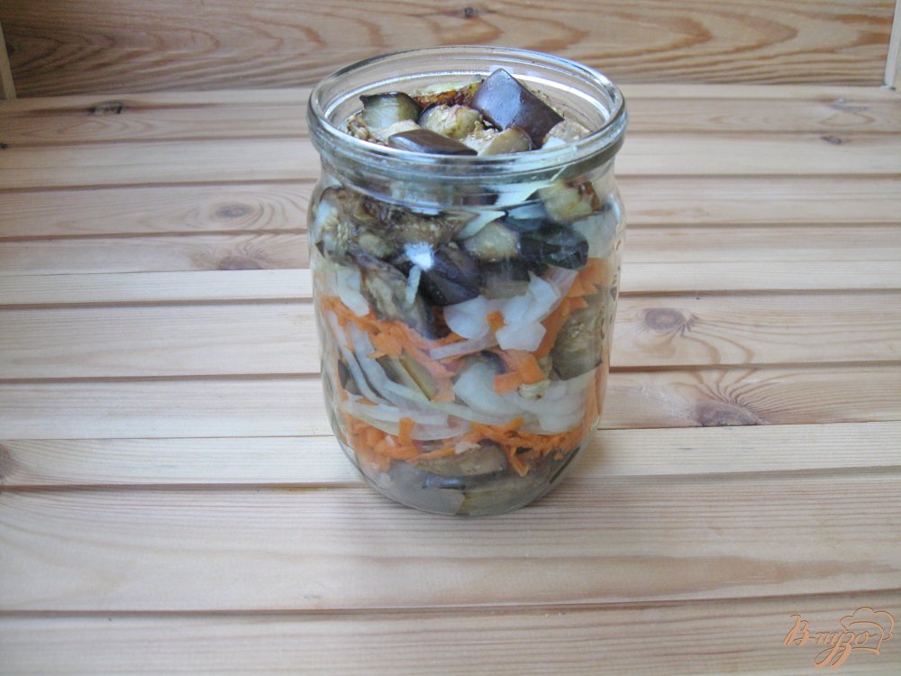 Салат из баклажанов с морковью и луком Салат из баклажанов с морковью и луком