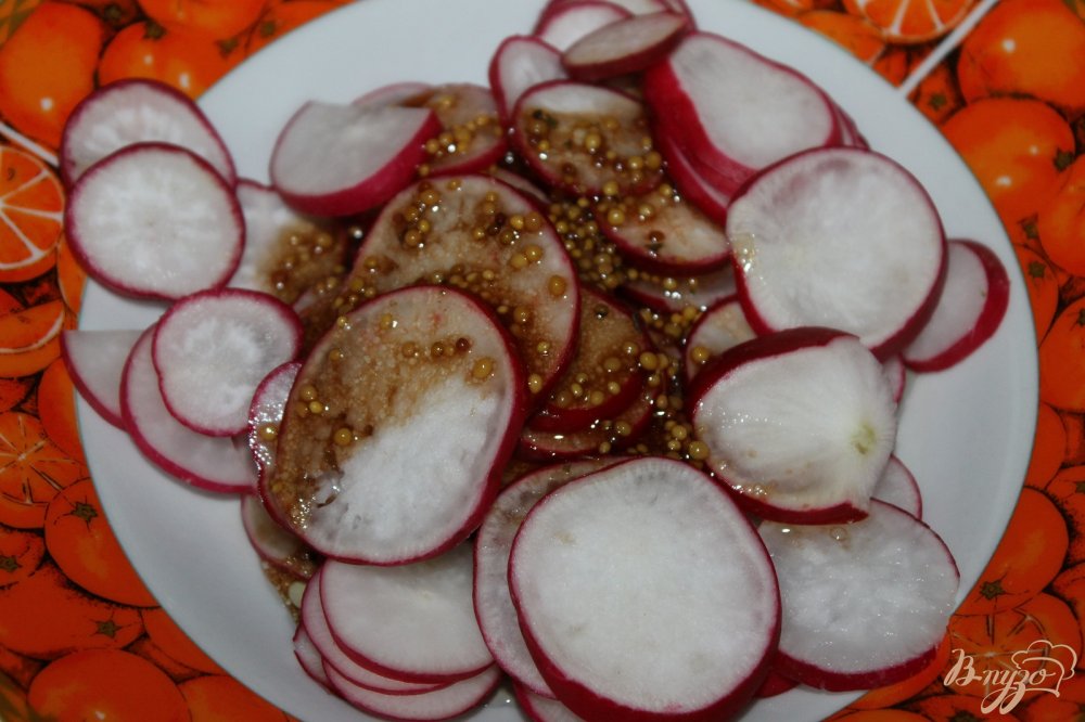 Маринованный редис с бальзамическим уксусом, медом и горчицей Маринованный редис с бальзамическим уксусом, медом и горчицей