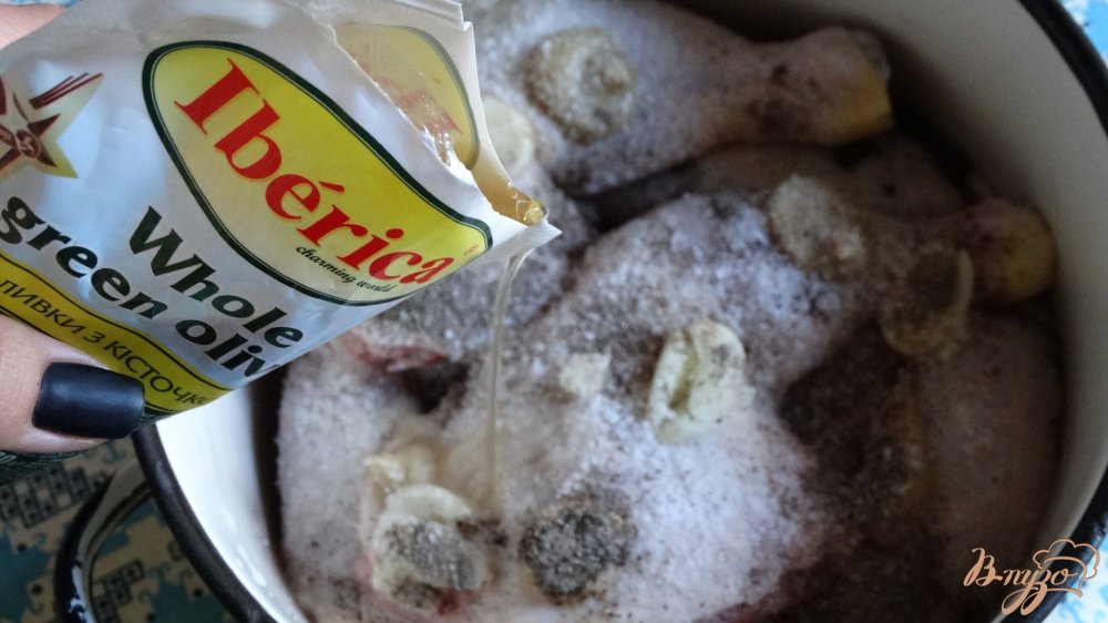 Окорочки в оливковом маринаде на мангале Окорочки в оливковом маринаде на мангале