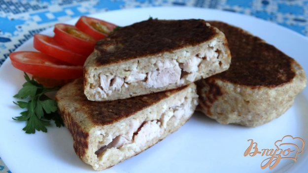 фото рецепта: Пирожки с курицей без муки