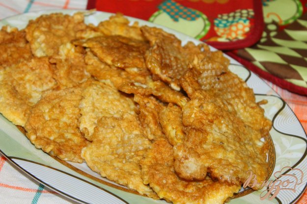 фото рецепта: Вафельные бризоли с мясом и кабачком