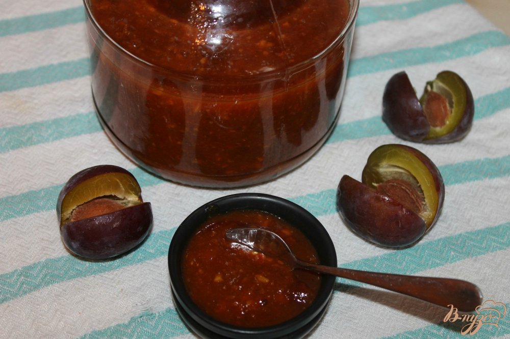 Фото приготовление рецепта: Сливовый соус с карри к мясу шаг №6
