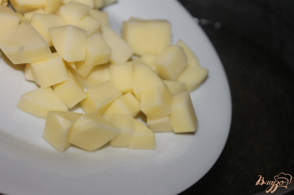 Фото приготовление рецепта: Суп с тыквой, мясом и субпродуктами шаг №2