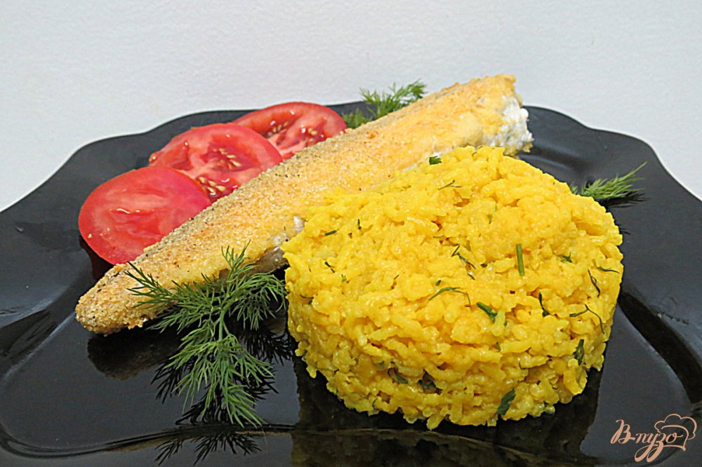 Рис с куркумой и чесноком Рис с куркумой и чесноком