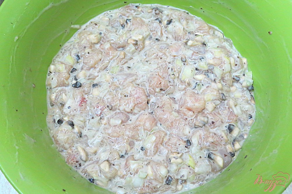 Куриные рубленые котлеты с грибами Куриные рубленые котлеты с грибами