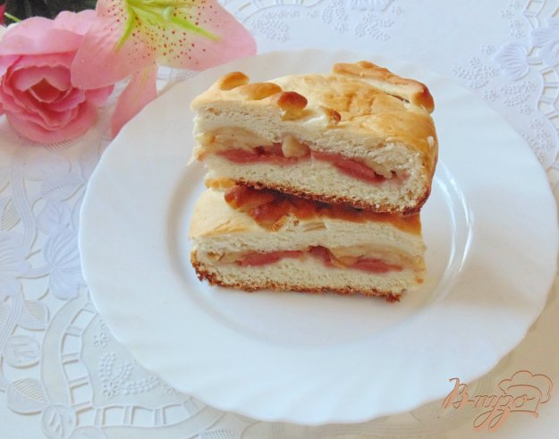 фото рецепта: Пирог с яблоками и айвой