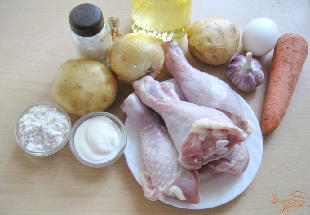 Суп с галушками из отварной курицы Суп с галушками из отварной курицы