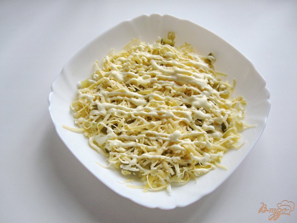 Салат с рисом и яйцами Салат с рисом и яйцами