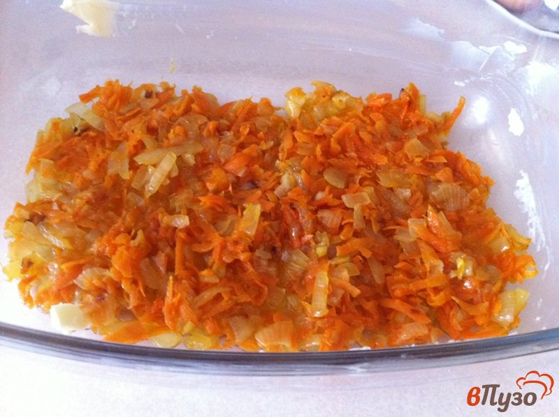 Фото приготовление рецепта: Запеканка из рыбы с овощами шаг №5