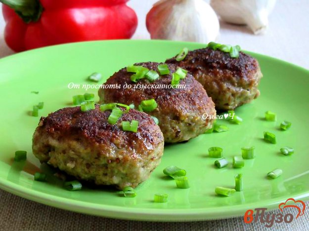 фото рецепта: Мясные котлеты с чесноком и горчицей