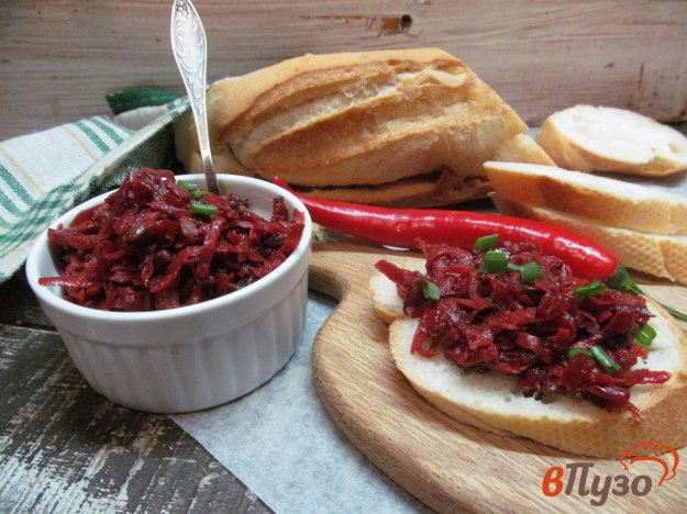 фото рецепта: Свекольная икра с грибами