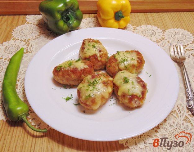 фото рецепта: Котлеты из свинины с курицей в сливках