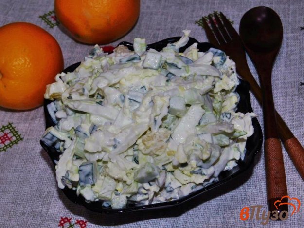 фото рецепта: Салат из пекинской капусты с апельсинами